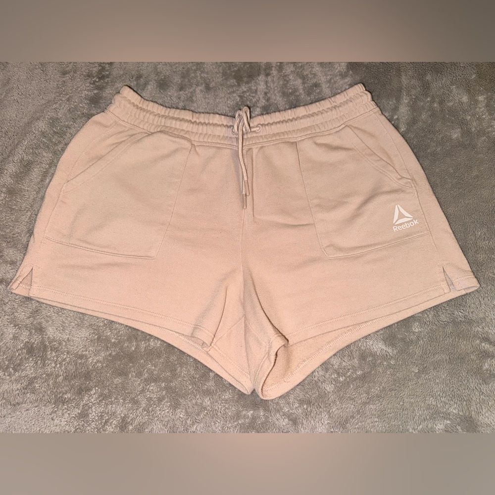 Reebok Women's Beige Athletic Shorts